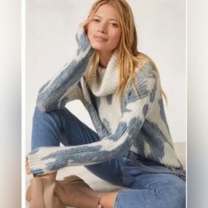 Anthropologie Pilcro Cowl Neck Oversized Sweater